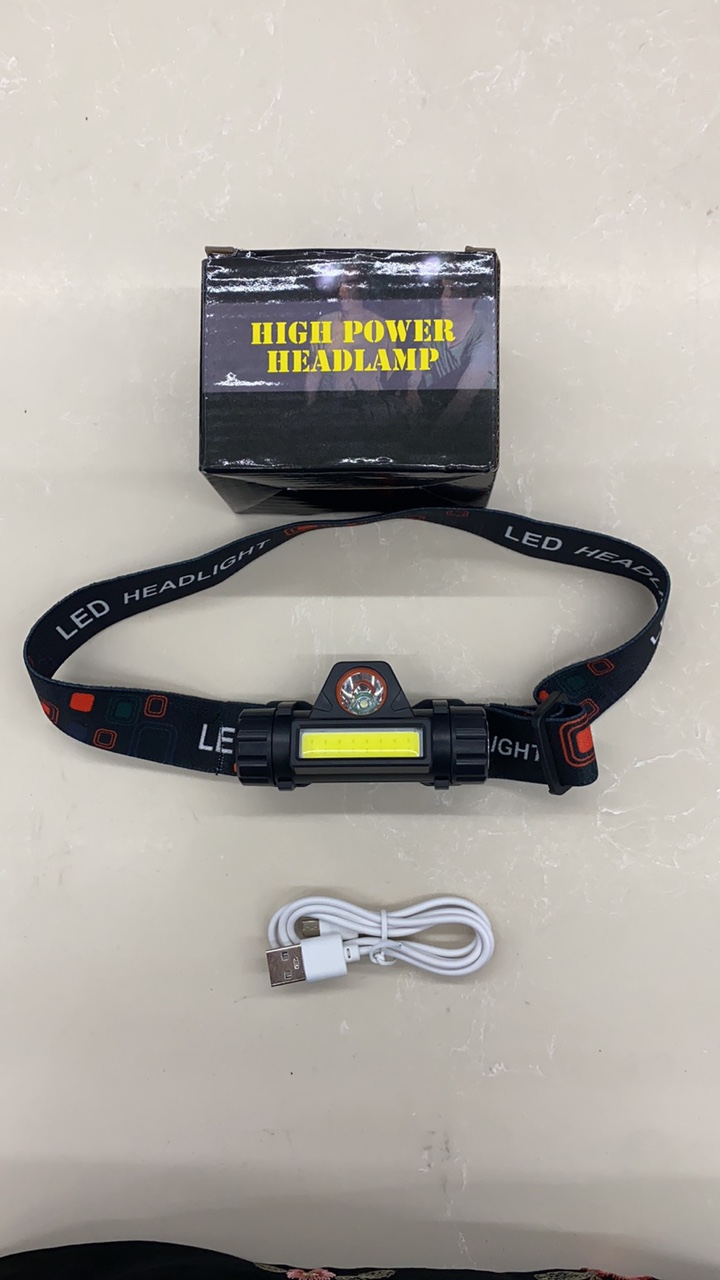 USB interface charging headlamp