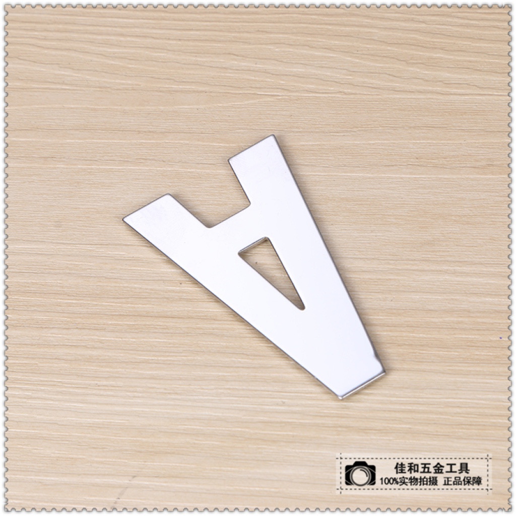 Stainless Steel Letter Sticker Application Scenario