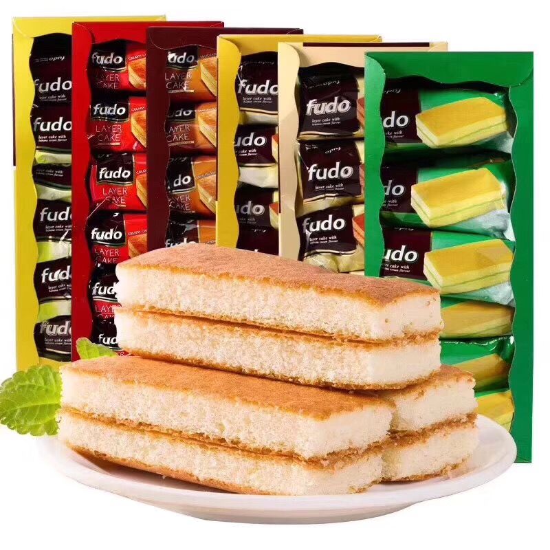 Fuduo Brand Banana-flavored Cake (24 bags) details Picture