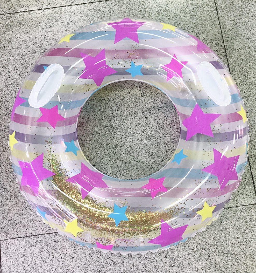 Sequined heart-shaped circle, sequined five-star circle