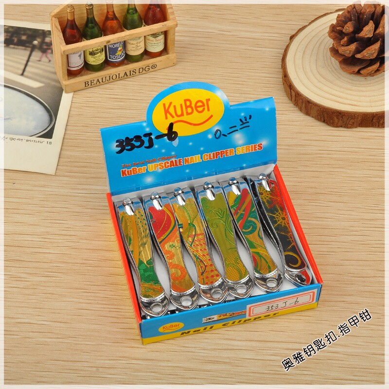 National product nail clippers Nail clippers flat mouth Specification drawing