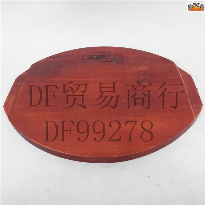 DF99278    25cm双耳圆盘铸铁加厚圆形铁板烧盘西餐煎牛排烤盘家用韩式不粘烤DF  TRADING HOUSE详情图5