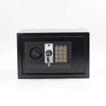 13407 Xinsheng Household Black Panel Black Box T20E Hotel fireproof electronic money box, password box, Safe cabinet detail image 3