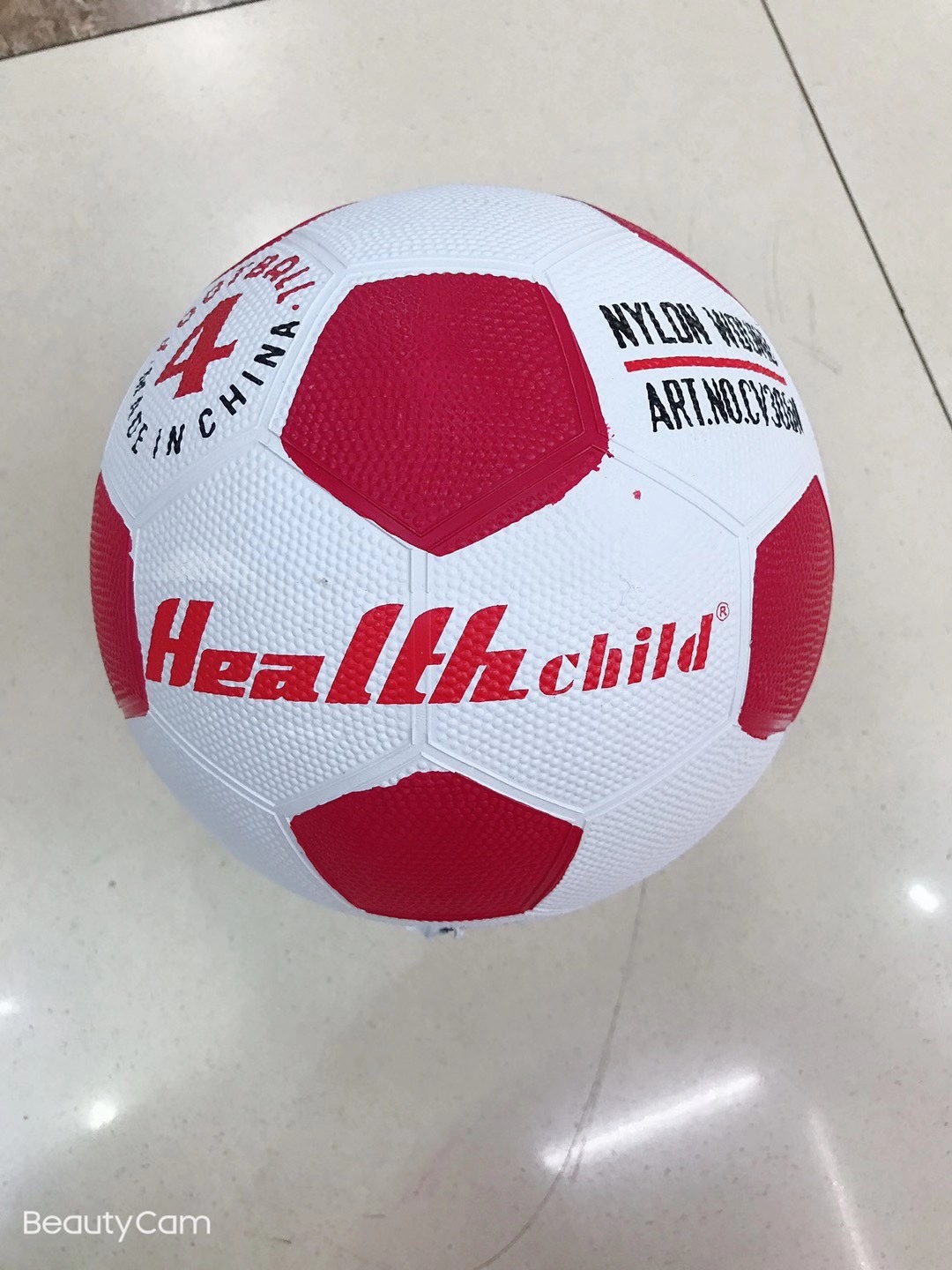 No. 4 Pellet Rubber Football details Picture