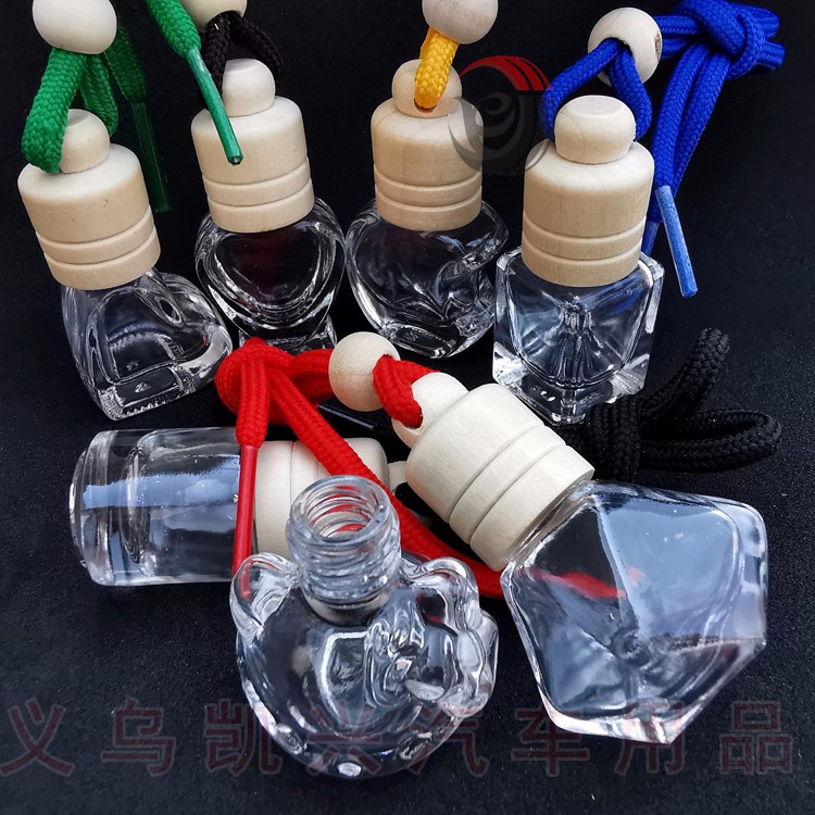 5ml斜爱心香水瓶挂件详情图4