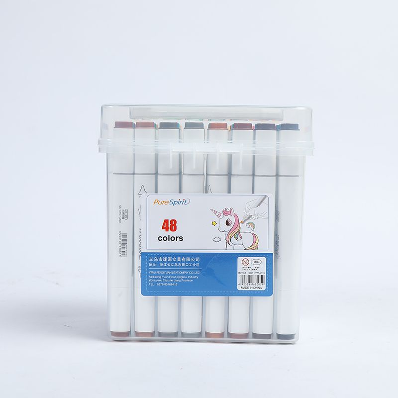 Yiwu Haokou Fengyuan Stationery 48 color marker /PS-220-48/21110 Specification drawing