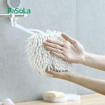 日式雪尼尔擦手球厨房不掉毛抹布浴室吸水擦手巾加厚清洁速干毛巾