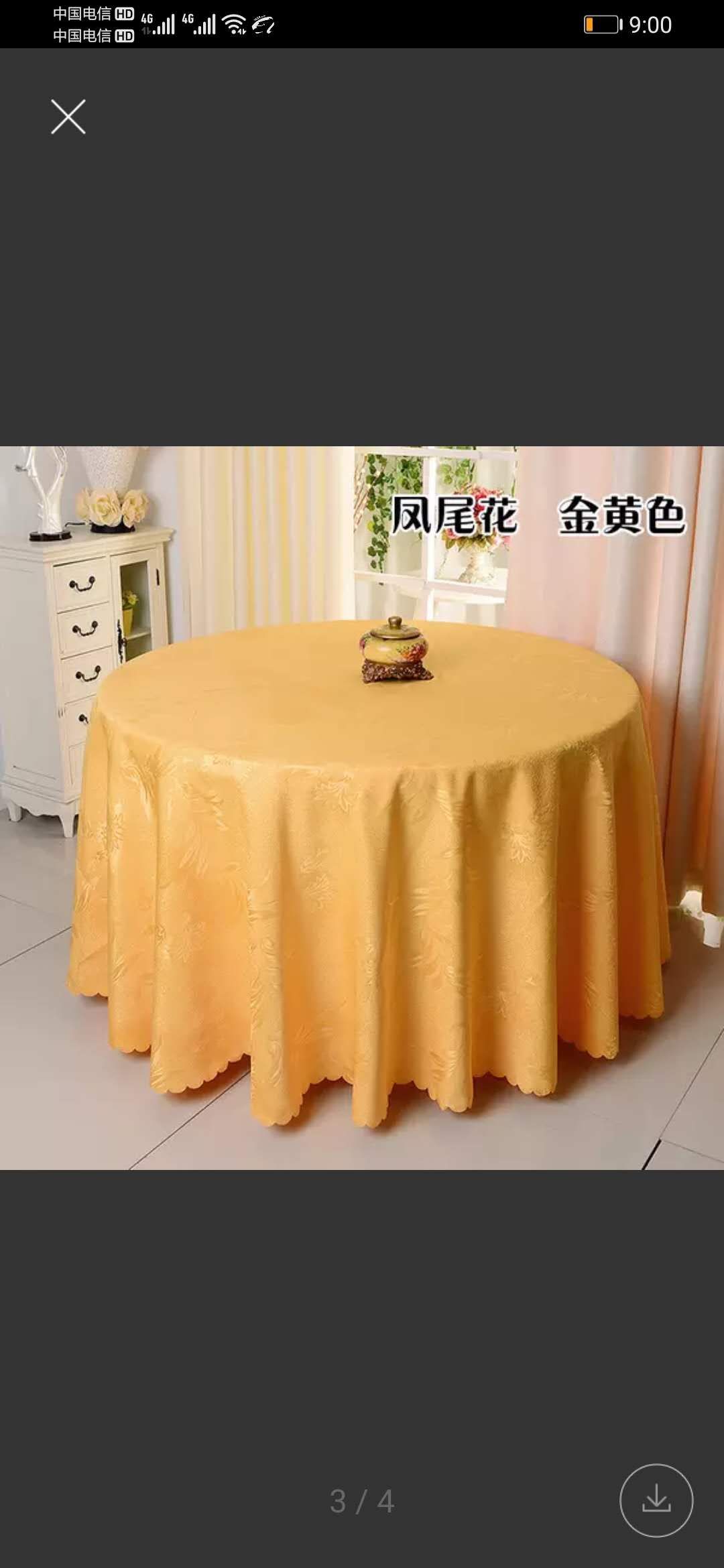 酒店台布细节图