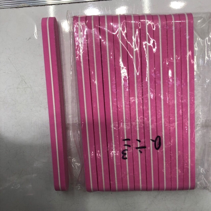 A variety of different types of high elastic nail file color mixed full figure