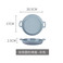 北欧 创意烤箱盘焗饭盘家用早餐盘烘焙盘陶瓷盘子 菜盘沙拉盘细节图