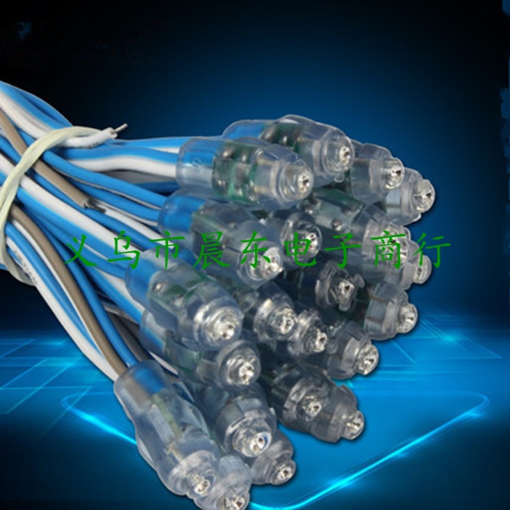 LED外露字F5 8 9 12灯串5v 穿孔广告招牌发光字详情6