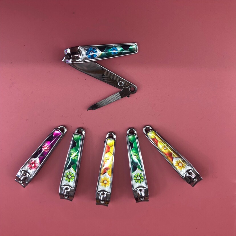 指甲钳 厂家直销便携旅游指甲钳指甲刀混色细节图