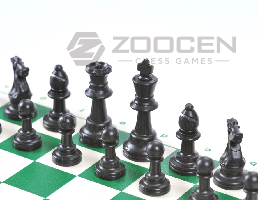 手提包皮革棋盘国际象棋ZOOCEN High Quality 3 inch Chess Pieces & 13 inch Leather Chess Board with handbag详情图7