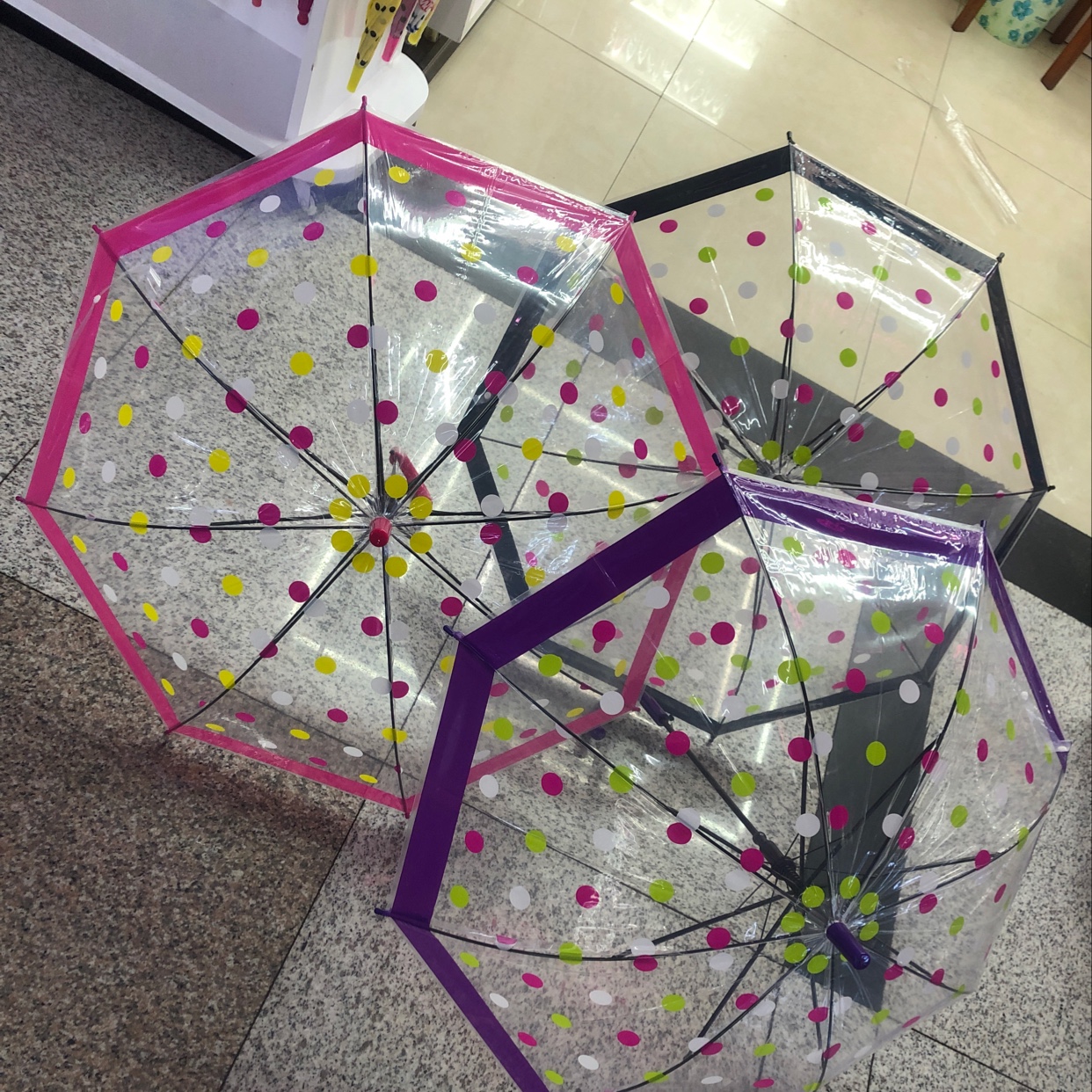 50 cm PoE polka dot umbrella