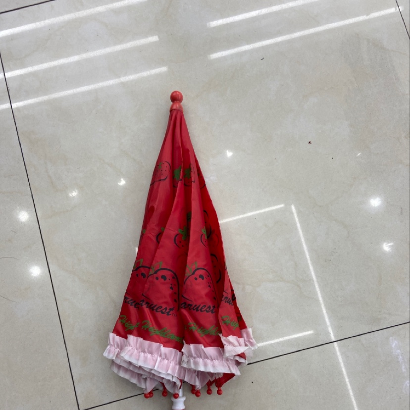 50 cm 8 pieces strawberry 🍓 umbrella, children 's lace cute umbrella details Picture