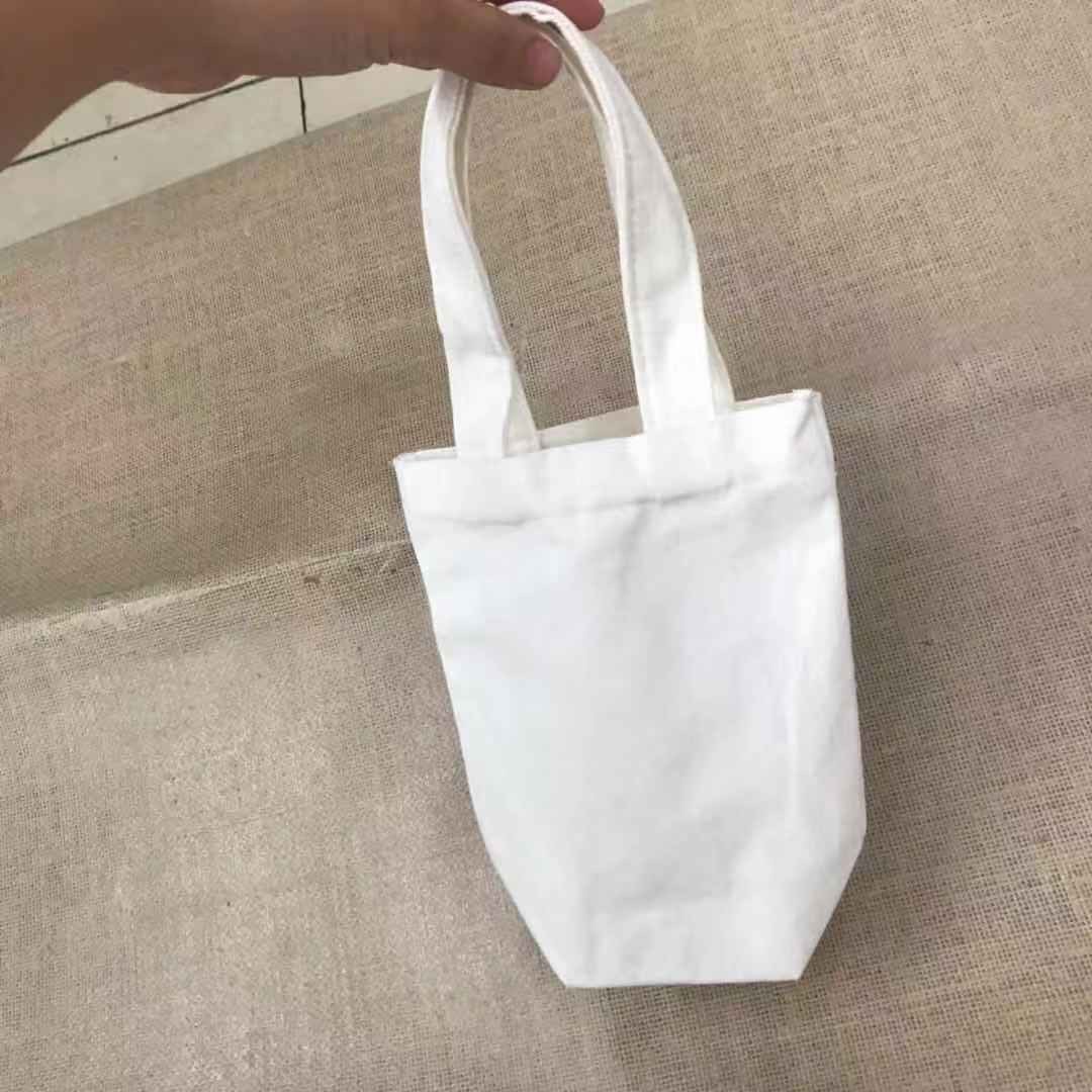 DIY涂色创意学生茶杯套水壶套手提袋奶茶杯套可定制LOGO详情图3