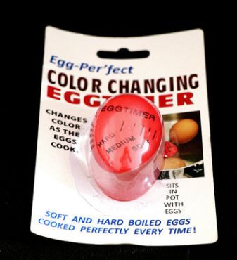 新款厨房神器 变色 egg timer 煮蛋计时器创意鸡蛋生熟观测器62克详情图3