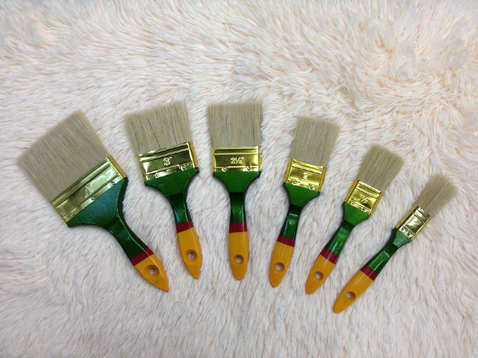 Top grade 6 white wool paint brush roller paint paint brush tool
