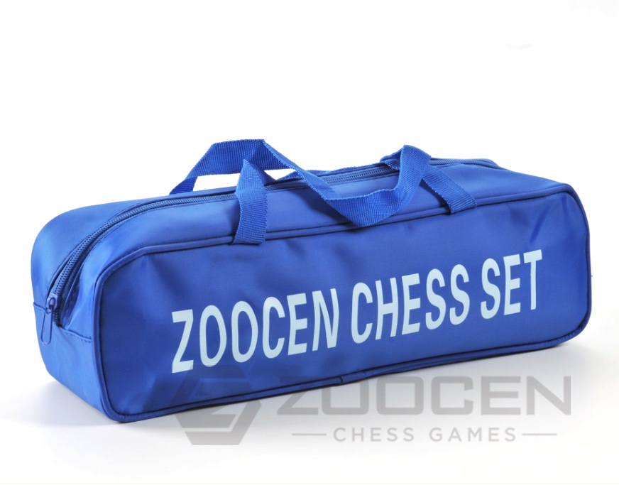 手提包皮革棋盘国际象棋ZOOCEN High Quality 3 inch Chess Pieces & 13 inch Leather Chess Board with handbag细节图