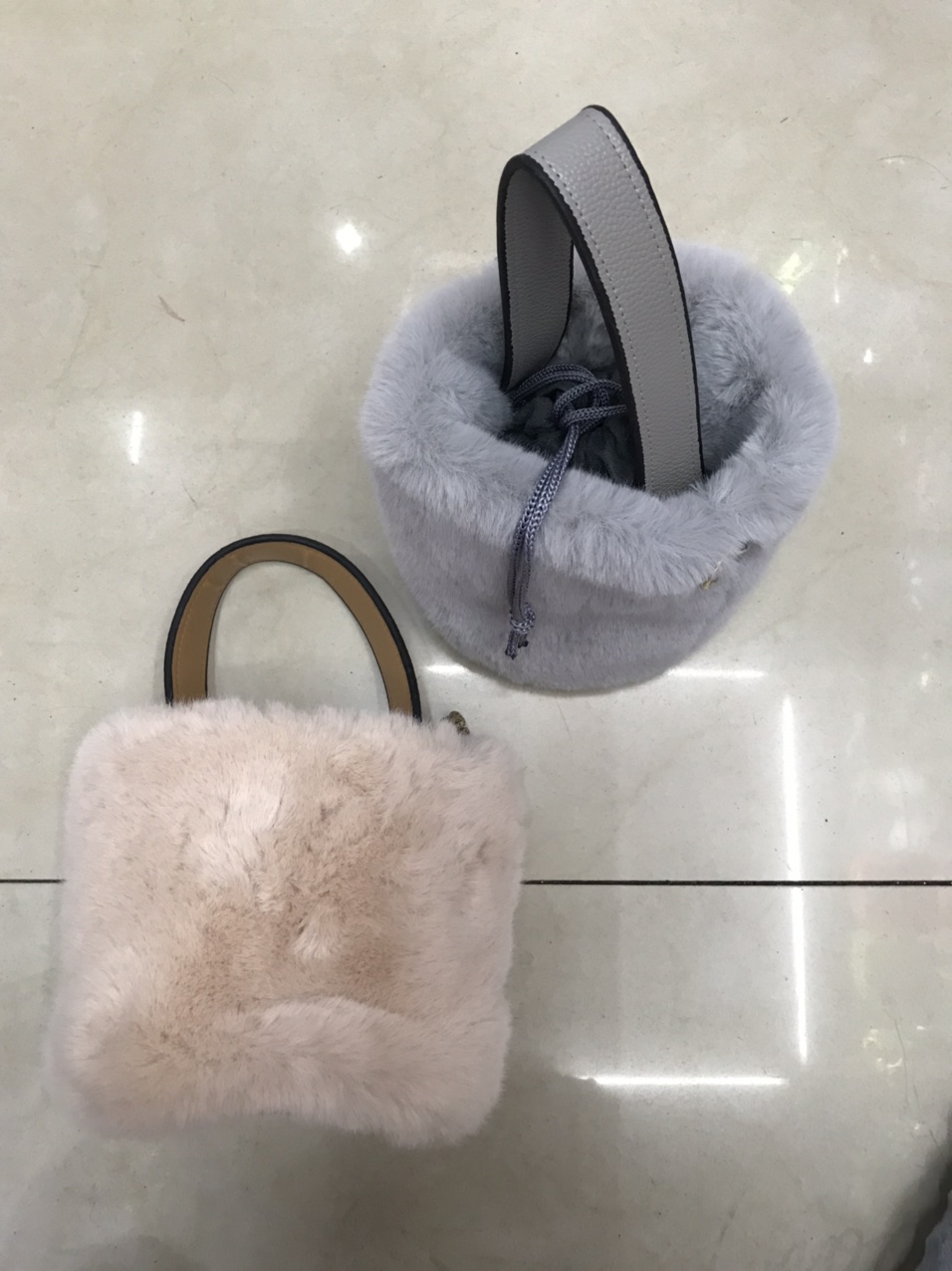 Plush shoulder bag