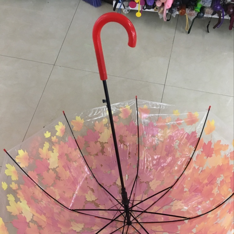 高档透明伞，小花伞.爆款雨伞细节图