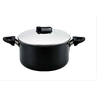 Olla caliente juego de acero inoxidable negro olla cubo de acero inoxidable olla de esmalte tapa de vidrio olla niveladora de nieve juego de utensilios de cocina multifunción