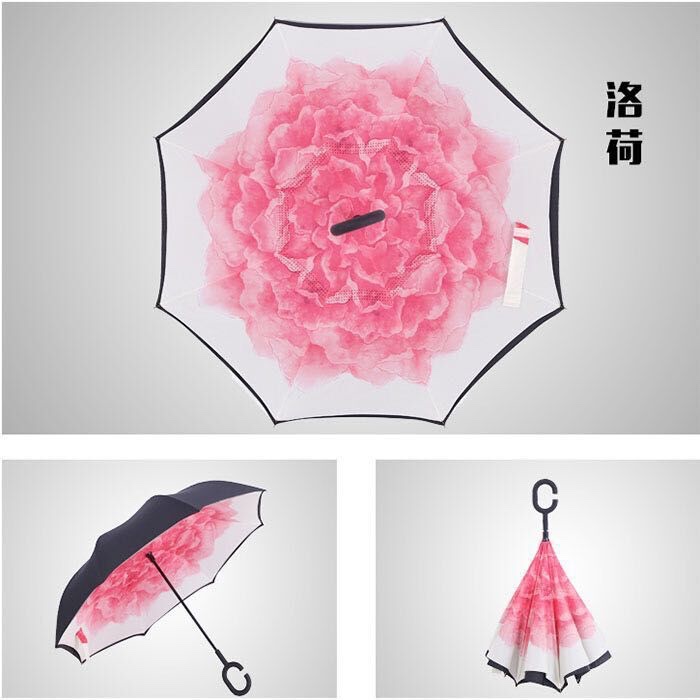 Straight Lever Car Reverse Umbrella