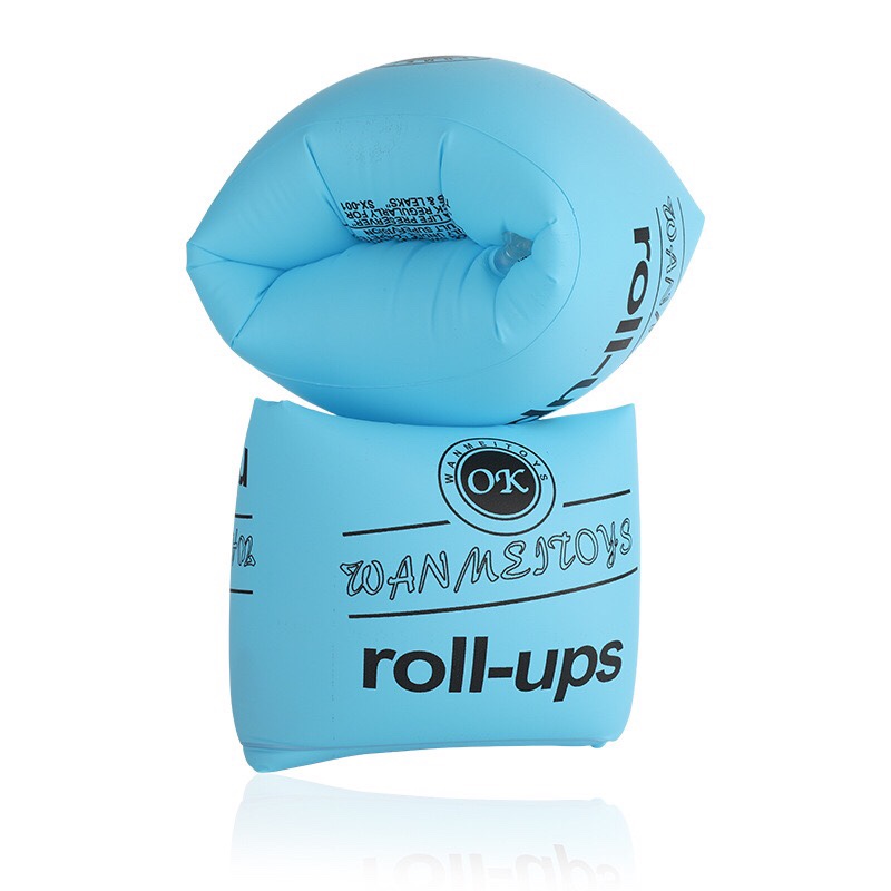 儿童手臂圈成人游泳水袖安全双气囊浮圈小孩子学游泳训练圈白底实物图