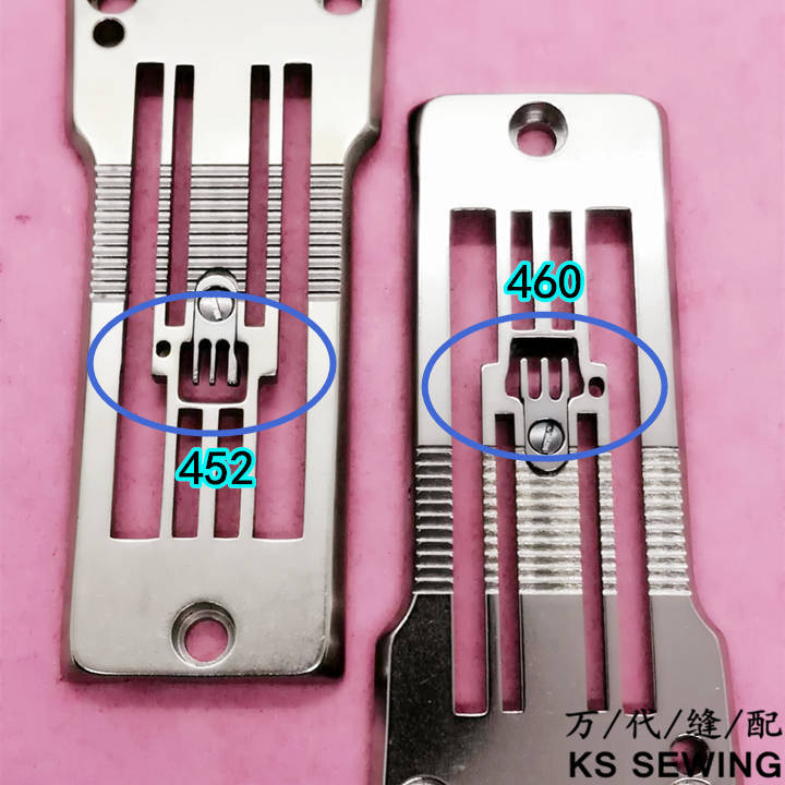 Pegasus double-cut 460 four-needle six-thread plate Star Ring-shaped four-needle 460 stitch pitch large plate Application Scenario