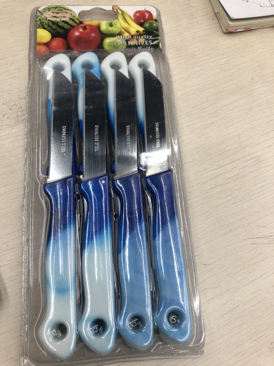 12 pieces of fruit knives