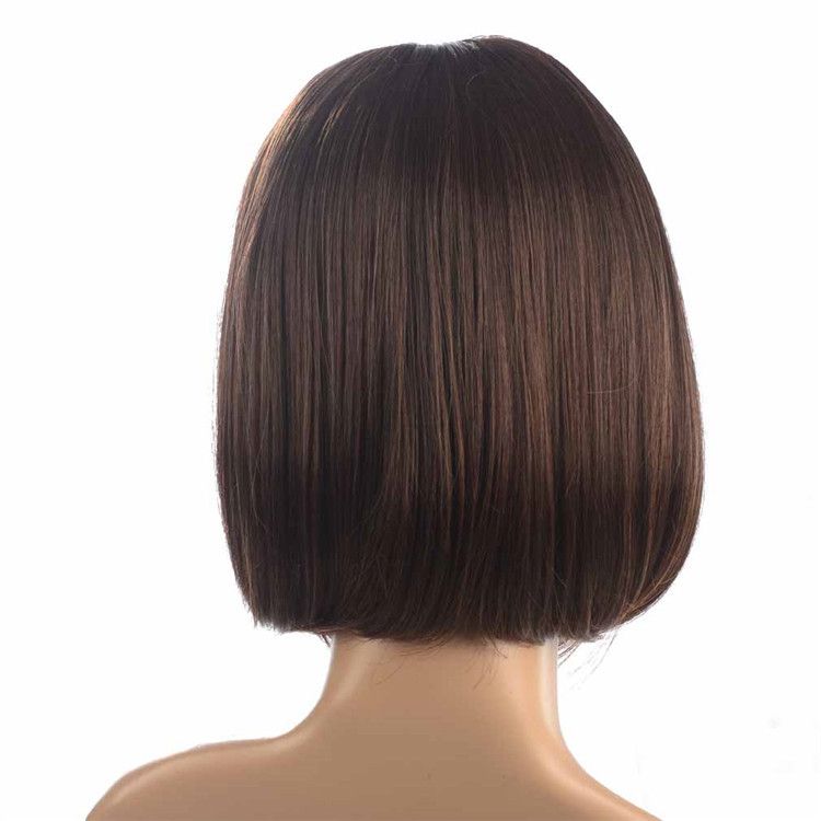 New short Bob wigs made of synthetic fiber and high-temperature silk from Europe and America Application Scenario