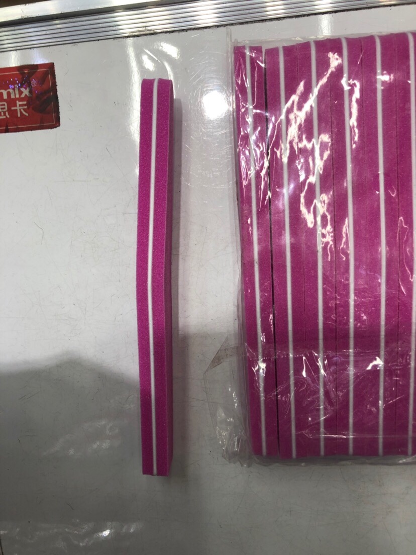 A variety of different types of high elastic nail file color mixed details Picture