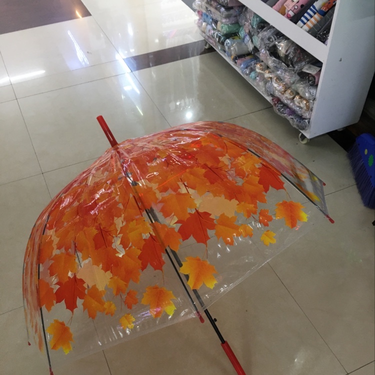 高档透明伞，小花伞.爆款雨伞产品图