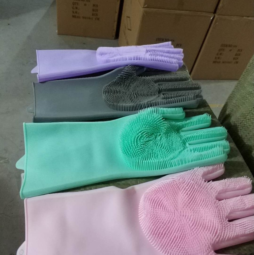 硅胶隔热手套耐高温烤箱手套厨房防烫烘焙加厚防热微波炉手套