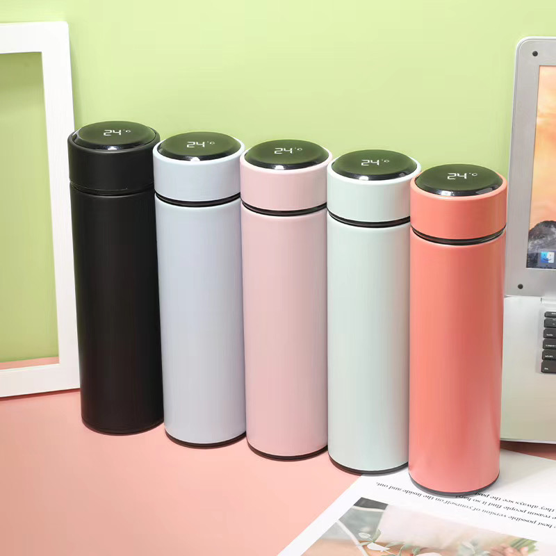 Smart thermos cup 304 stainless steel frosted simple lovely with tea leakage thumbnail
