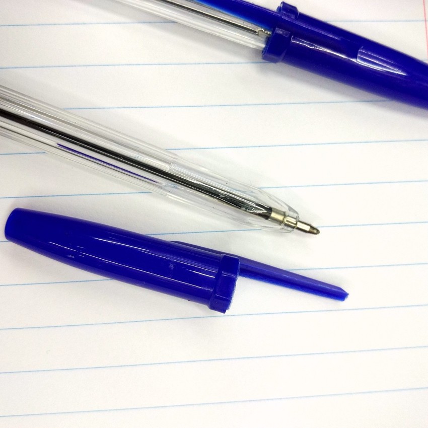 Vp583 Simple Plastic Ballpoint Pen 1.0 Copper Tip Smooth Hexagonal Ballpoint Pen Minimalist Style Application Scenario