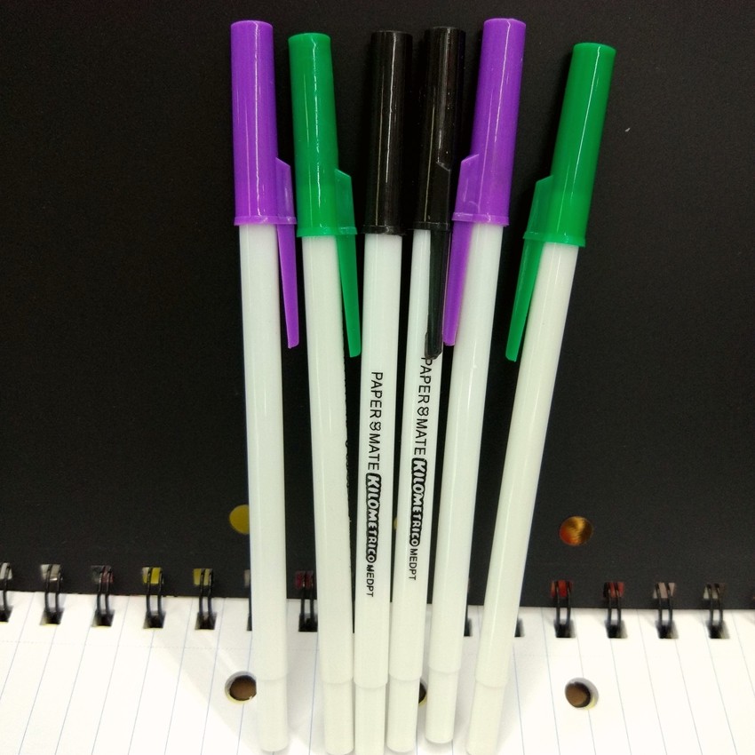 Paperfriend Kilometrico Simple Plastic Ballpoint Pen 1.0 Copper Tip Minimalist Mate Application Scenario