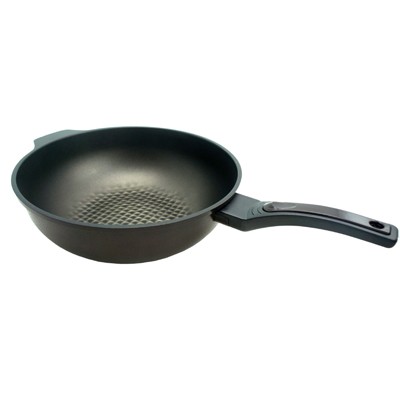 Kitchen Code: Korean Imported Kitchenware 3D Universal Brown Diamond Non-stick wok 32cm (Lid not included) detail image 1
