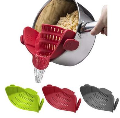 Wide mouth silica gel water retaining pot side silica gel water pitcher fruit noodles filtration leakage prevention