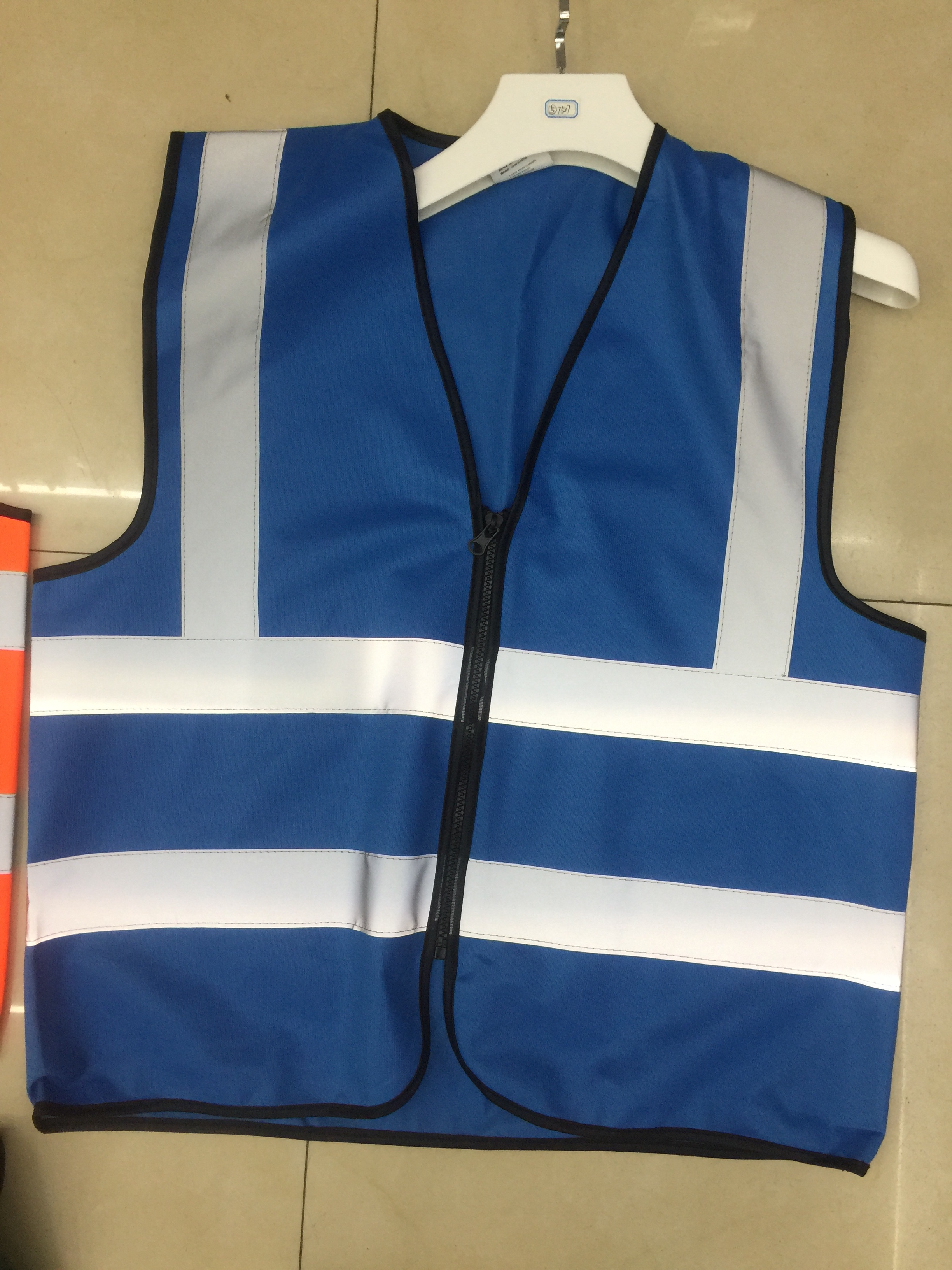 反光背心施工程荧光马交通路政安全衣服可印字，017针织面料5色混装白底实物图