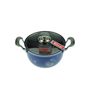 Cocina código coreano original importado azul universal alta pureza doble mango olla 20cm pic 1