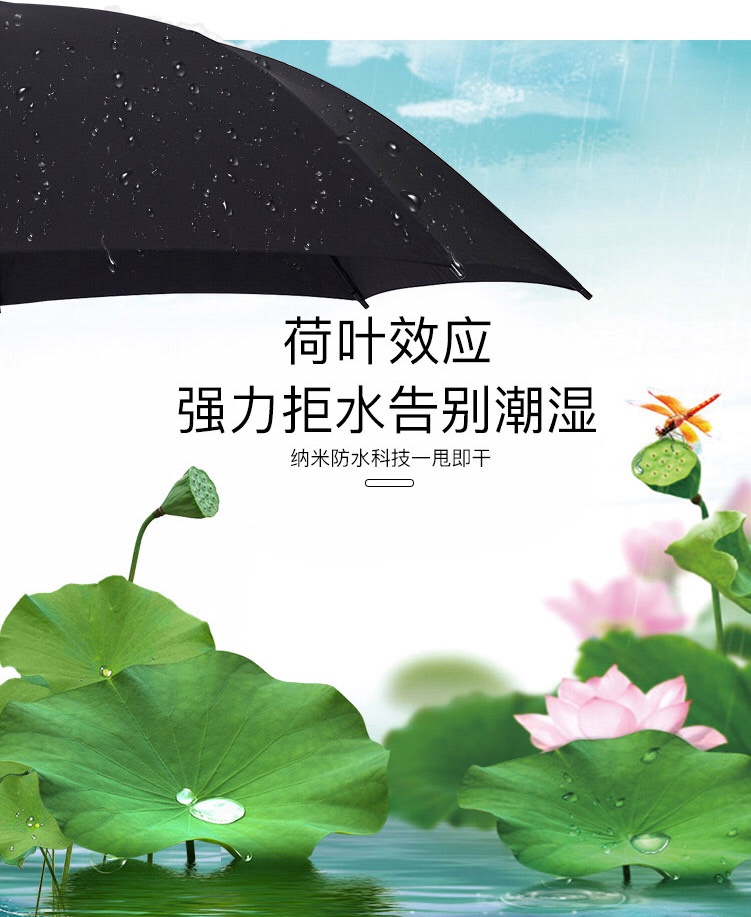 Full protection: Lengthened umbrella cover to shield you from wind and rain