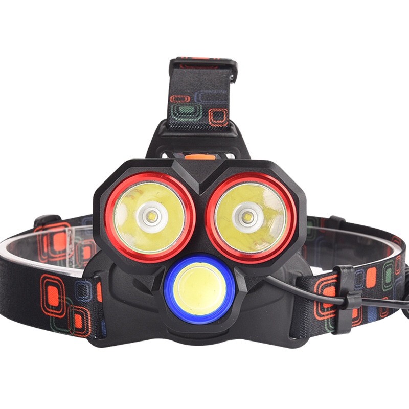 209 Outdoor Camping Night Fishing Headlamp, multi-functional LED headlamp, Aluminum alloy Strong Light Waterproof Headlamp, factory direct sales
