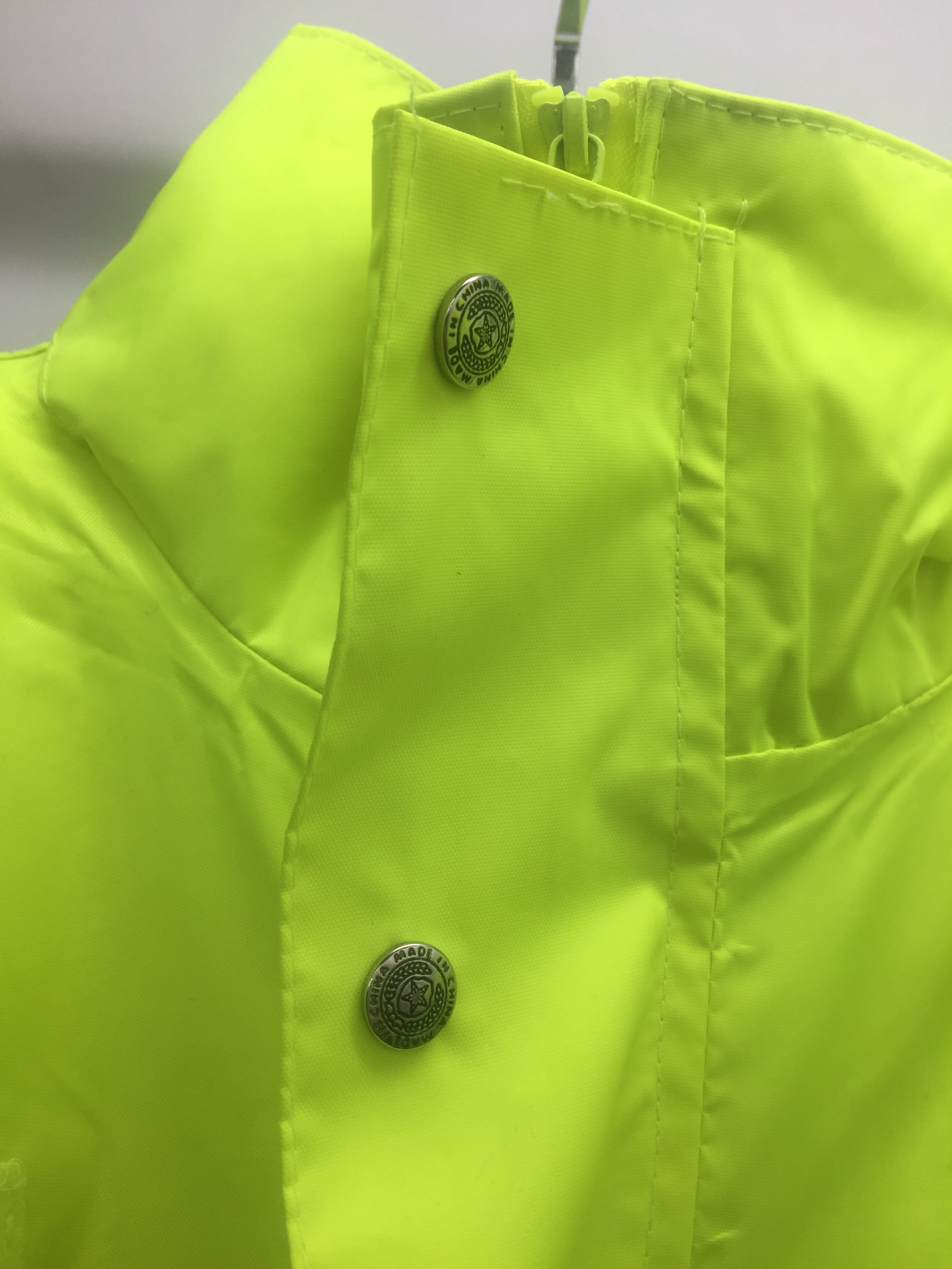 分体雨衣、雨披实物图