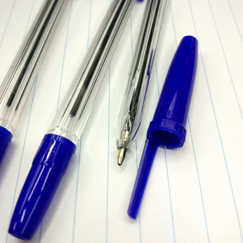 Vp583 Simple Plastic Ballpoint Pen 1.0 Copper Tip Smooth Hexagonal Ballpoint Pen Minimalist Style Item Picture