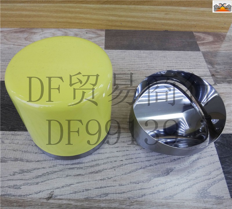 DF99139    彩色垃圾桶不锈钢桌面垃圾桶创意办公书桌收纳桶迷你翻盖家     DF  TRADING HOUSE详情图2