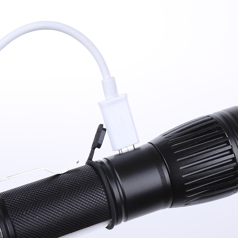 新款手电筒强光可充电超亮多功能特种兵家用户外led远射详情图4