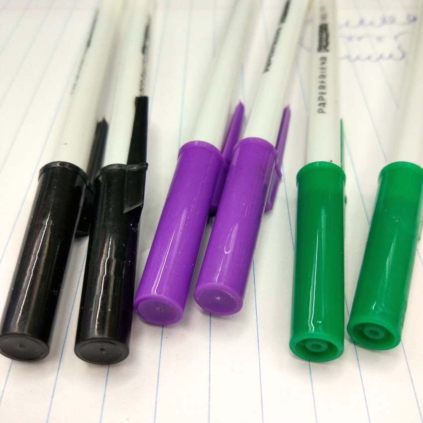 Paperfriend Kilometrico Simple Plastic Ballpoint Pen 1.0 Copper Tip Minimalist Mate Specification drawing