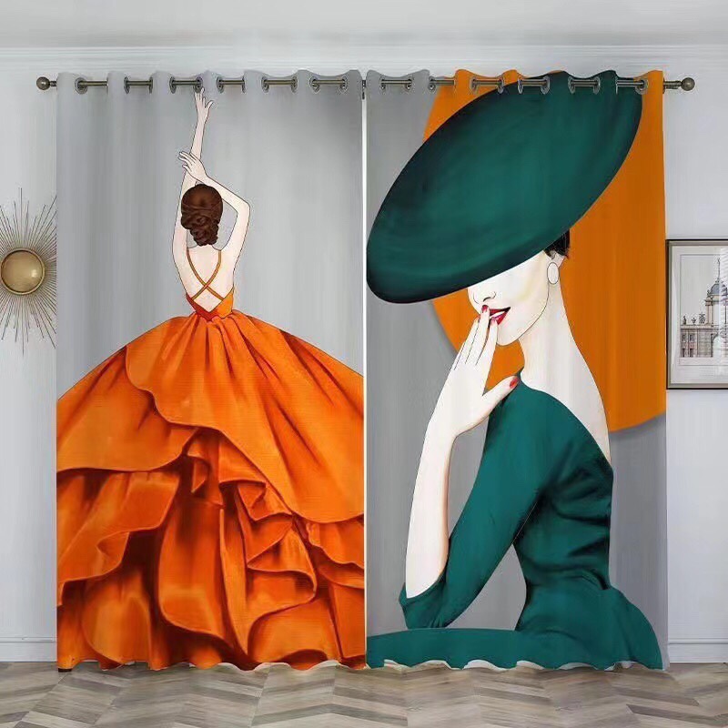 3D Digital Printing [Strong]
Curtain Screen, Can Be Matched At Will! Specification drawing
