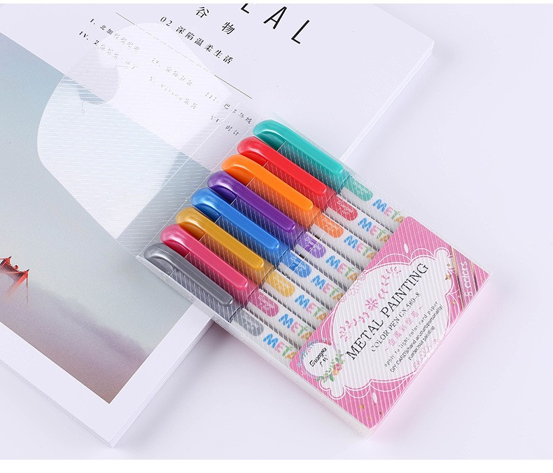 Brand direct sales: 580 12-color signature pens, greeting cards, DIY photo albums, black marker pens, and craft pens wholesale pic 13